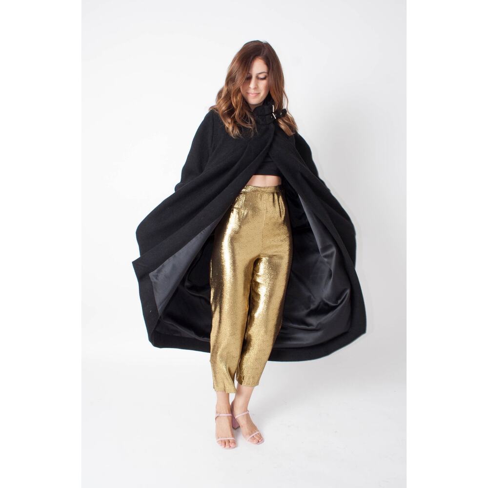 Wray Metallic Gold Silk Sprite Pants Size 2 XS